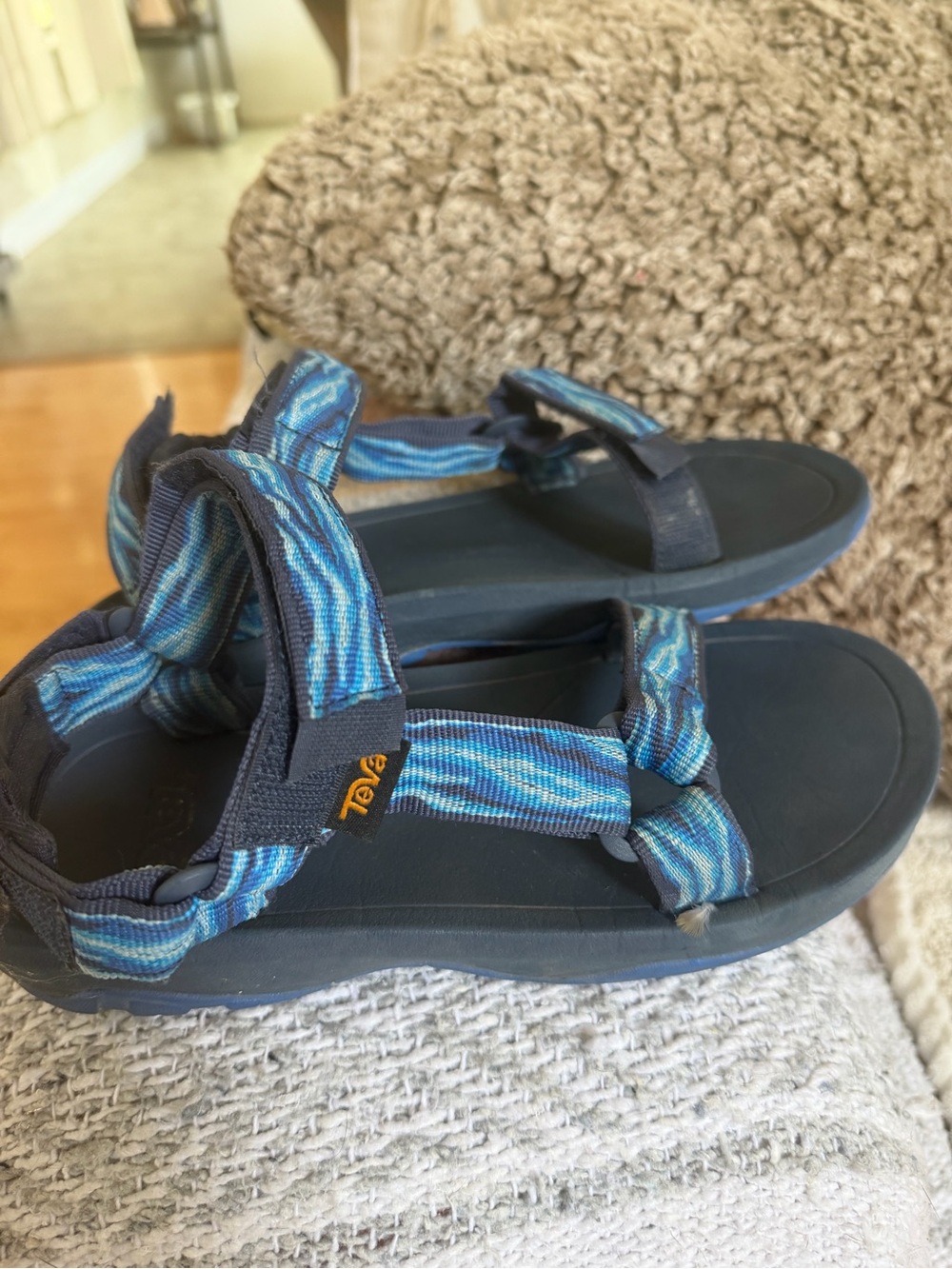 Teva Kids Navy and Light Blue Strappy Sport Sandals